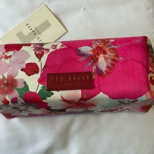 NWT- Ted Baker London Floral loaf cosmetic Bag